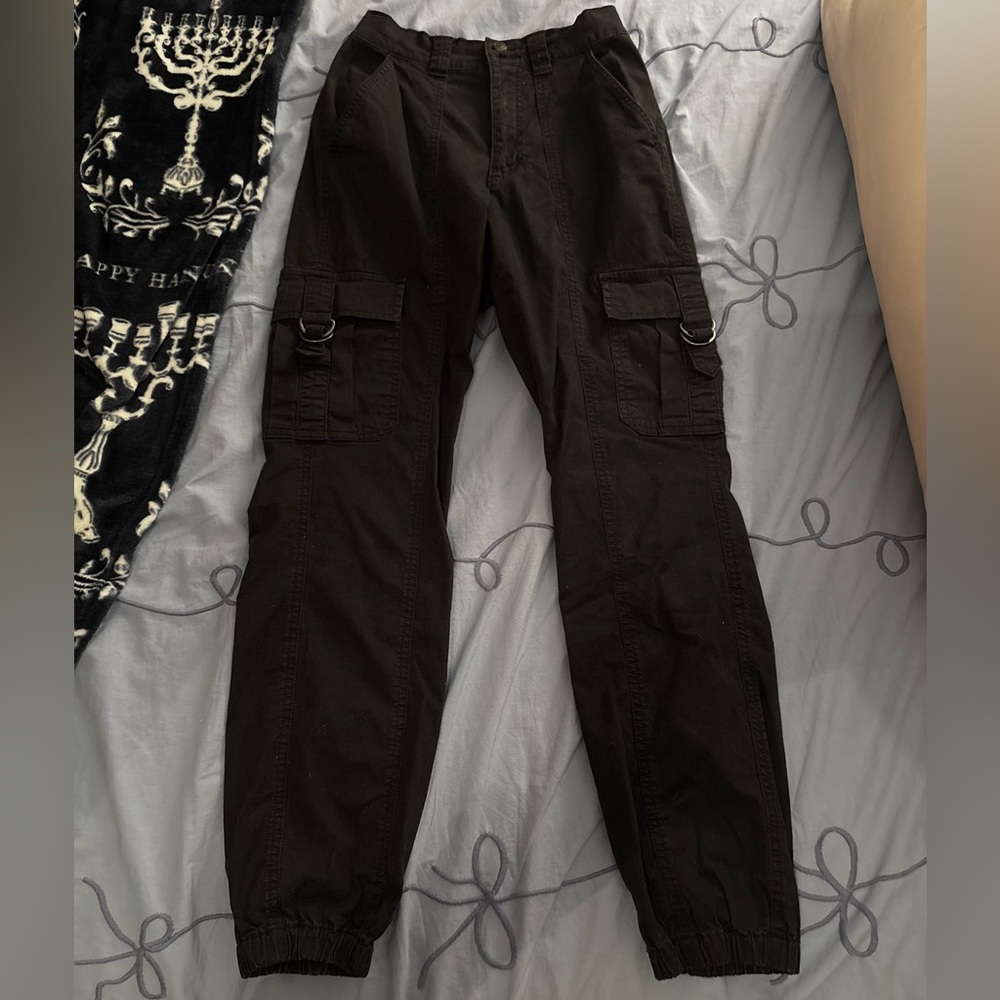 Garage Black Cargo Pants